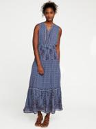 Old Navy Tiered Maxi Dress For Women - Light Blue Print