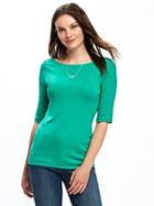 Old Navy Classic Ballet Back Tee For Women - Dreamy Green