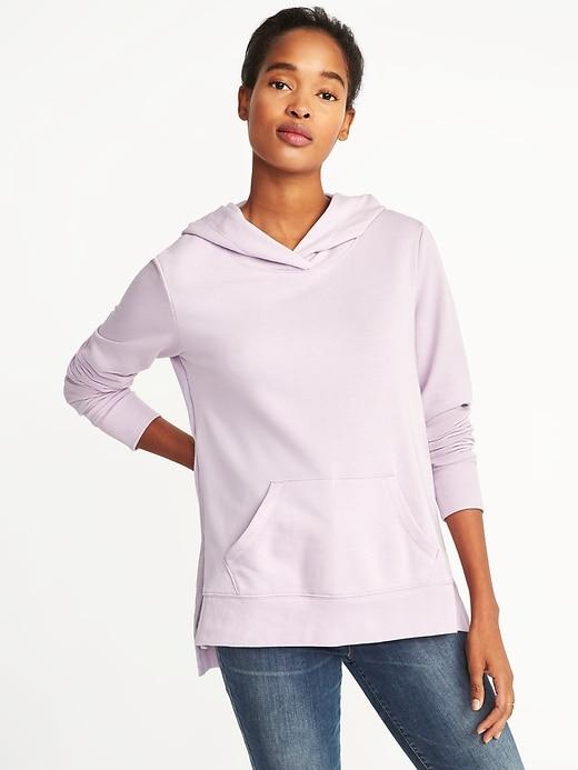 Old Navy Womens Relaxed Pullover Hoodie For Women Lilac Cloud Size L