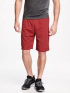 Old Navy Mens Go-dry Mesh Shorts For Men - 10 Inch Inseam Red - 10 Inch Inseam Red Size Xxl