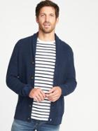 Old Navy Mens Shawl-collar Cardigan For Men In The Navy Size Xxl