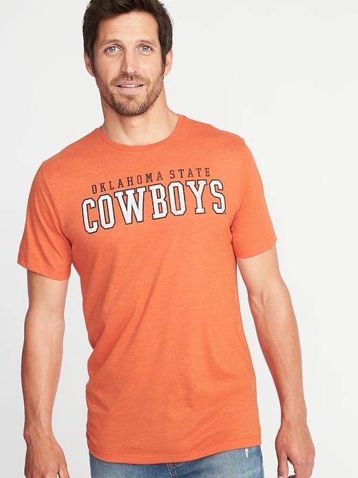 Old Navy Mens College-team Graphic Tee For Men Oklahoma State Size S