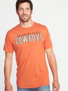 Old Navy Mens College-team Graphic Tee For Men Oklahoma State Size S