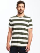 Old Navy Striped Crew Neck Tee For Men - About Thyme