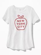 Old Navy Womens New York-graphic Tee For Women New York City Size Xs