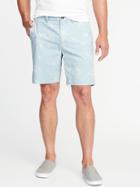 Old Navy Mens Slim Built-in Flex Ultimate Shorts For Men (8) Blue Trees Size 42w