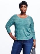 Old Navy Womens Plus Sweater Knit Tee Size 1x Plus - River Of Dreams