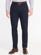 Old Navy Mens Athletic Built-in Flex Signature Non-iron Dress Pants For Men In The Navy Size 30w