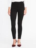 Old Navy High Rise Rockstar 24/7 Super Skinny Black Jeans For Women - Black