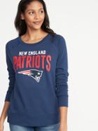 Old Navy Womens Nfl Team-graphic Sweatshirt For Women New England Patriots Size S
