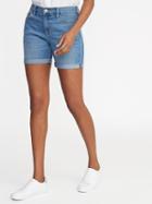 Mid-rise Denim Shorts For Women -- 5-inch Inseam