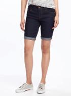 Old Navy Skinny Denim Bermudas For Women 9 9 - Rinse