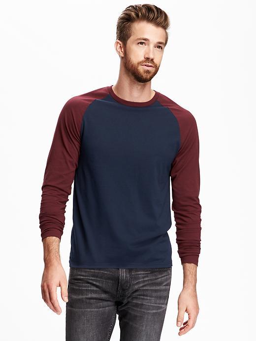 Old Navy Soft Washed Raglan Tee For Men - Big Navy