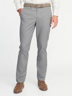 Old Navy Mens Straight Ultimate Built-in Flex Non-iron Pants For Men Gray Stone Size 30w