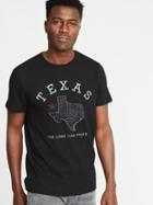 Old Navy Mens Texas-graphic Tee For Men Black Jack 4 Size Xs
