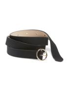 Old Navy Womens Sueded O-ring Buckle Belt For Women Blackjack Size L/xl