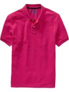 Mens New Short Sleeve Pique Polos Size L Tall - Ruby Pink