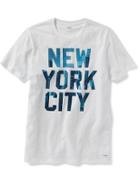 Old Navy Mens New York-graphic Tee For Men Bright White Size Xxl