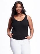 Old Navy Fitted Reversible Tank - Black