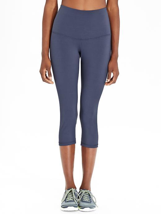 Old Navy Womens Active High Waist Compression Capris Size L Tall - Bluetification