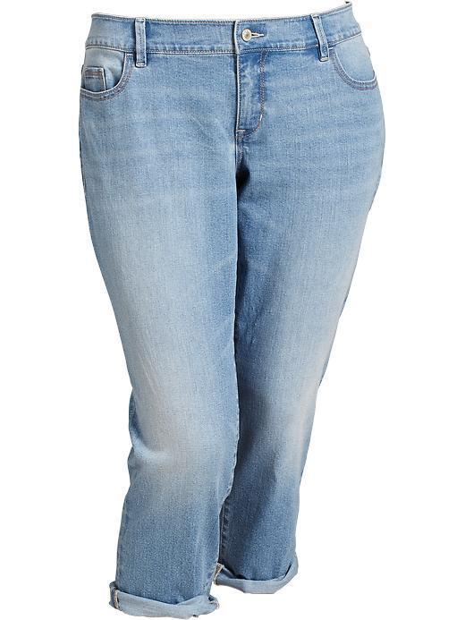 Old Navy Womens Plus Slim Boyfriend Jeans - Glacier