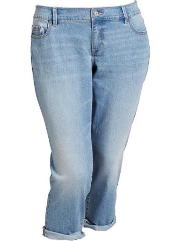 Old Navy Womens Plus Slim Boyfriend Jeans - Glacier