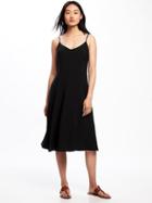 Old Navy Fit & Flare Cami Midi For Women - Black
