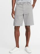 Straight Lived-in Khaki Shorts For Men - 10-inch Inseam