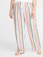 Striped Plus-size Sleep Pants