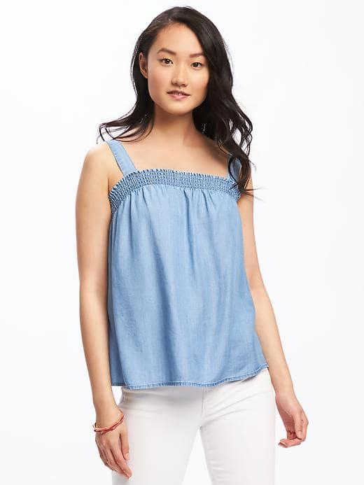 Old Navy Tencel Swing Tank For Women - Smith Wash