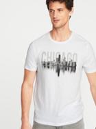 Chicago-graphic Soft-washed Tee For Men