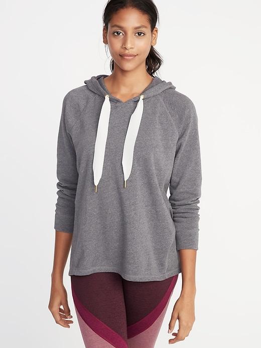 Old Navy Womens Pullover Swing Hoodie For Women Heather Gray Size Xs