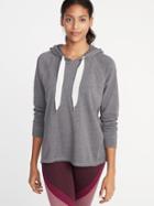 Old Navy Womens Pullover Swing Hoodie For Women Heather Gray Size Xs