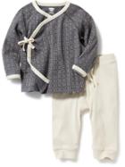Old Navy 2 Piece Printed Tee And Pants Set - Gray Combo