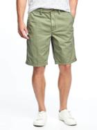 Old Navy Broken In Khaki Shorts For Men 10 - Olive Through This