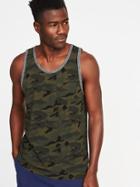 Old Navy Mens Soft-washed Printed Pocket Tank For Men Green Digi Camo Size L