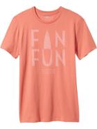 Old Navy Mens Surf Graphic Tees Size L Tall - Coral Outrage