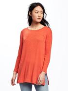 Old Navy Long & Lean Rib Knit Tunic For Women - Hot Tamale