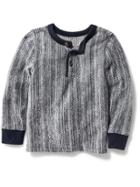 Old Navy Slub Knit Henley Size 2t - Ink Blue