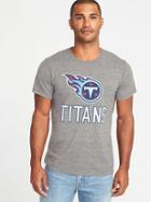 Old Navy Mens Nfl Team Crew-neck Tee For Men Titans Size L