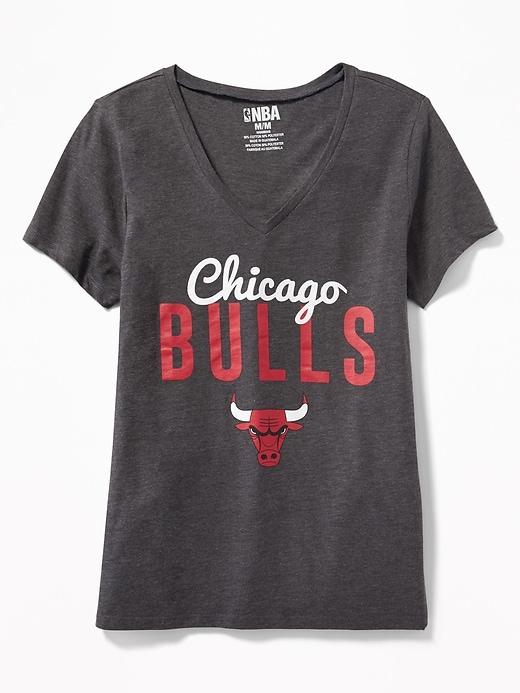 Old Navy Womens Nba Team V-neck Tee For Women Bulls Size Xxl