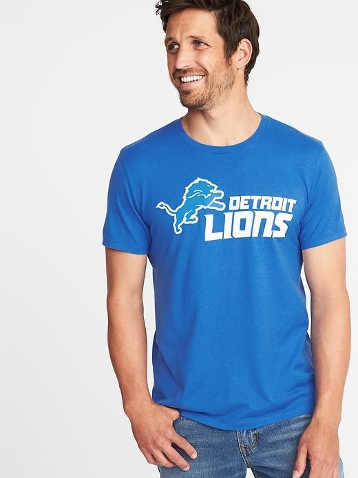 Old Navy Mens Nfl Team Graphic Tee For Men Lions Size M