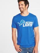 Old Navy Mens Nfl Team Graphic Tee For Men Lions Size M
