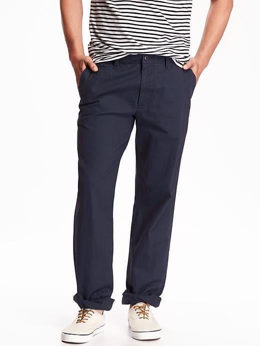 Old Navy Mens Loose Broken-in Khakis For Men Classic Navy Size 30w