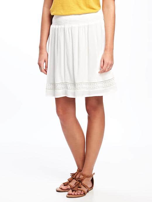 Old Navy Smocked Waist Circle Skirt For Women - Catch My Drift