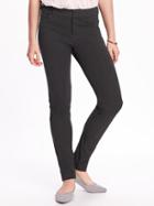 Old Navy Pixie Long Mid Rise Ankle Pants For Women - B65 Dark Heather Grey