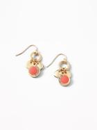 Old Navy  Mini-disk Drop Earrings For Women Gold Size One Size