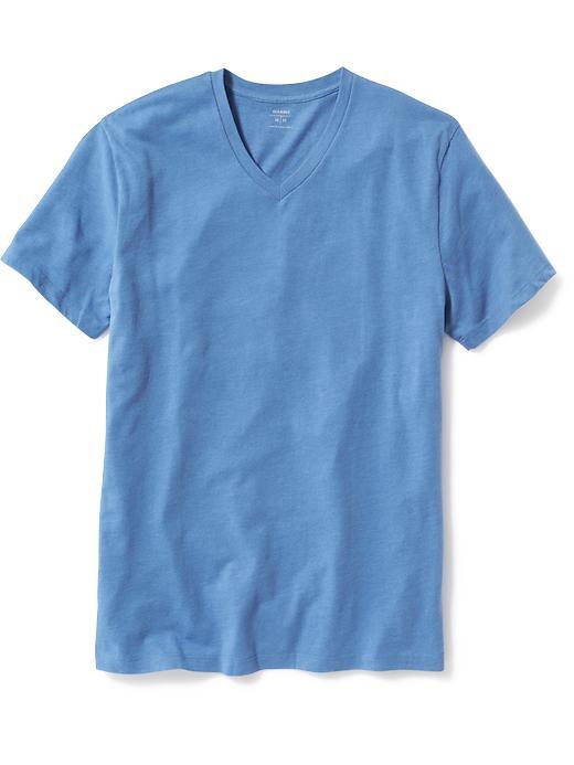 Old Navy Soft Washed V Neck Tee For Men - Anchor Bay Blue