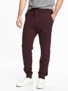 Old Navy Fleece Joggers For Men - Wined Down