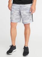 Old Navy Mens Go-dry Mesh Side-stripe Shorts For Men - 10-inch Inseam Gray Heather - 10-inch Inseam Gray Heather Size Xs